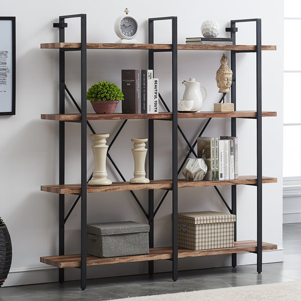 Gracie Oaks Khat Iron Etagere Bookcase & Reviews Wayfair
